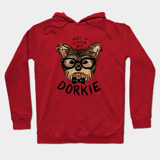 Dorky Yorkie Hoodie by stuffbrawl